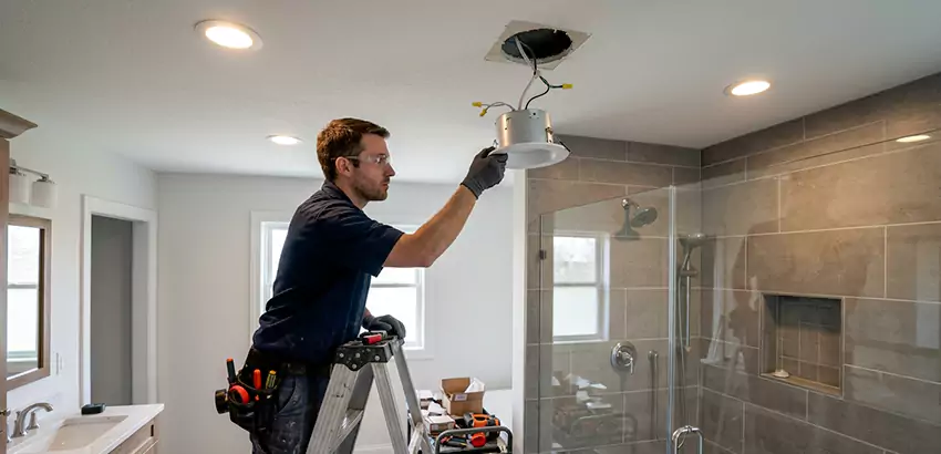 Bathroom and Shower Recessed Lighting Installation in Deland